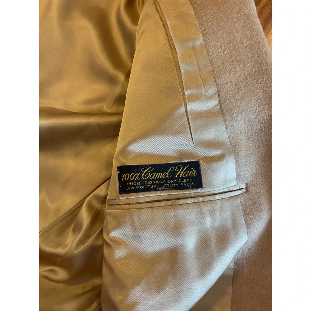 Hart Schaffner Marx Mens 100% Camel Hair Blazer Tan Sport Coat‎ 42R